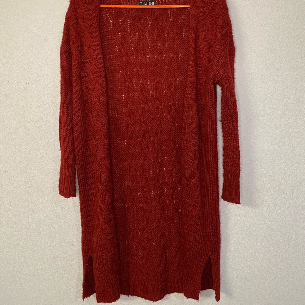Long Knit Cardigan